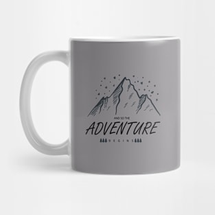 and so the adventure begins Mug